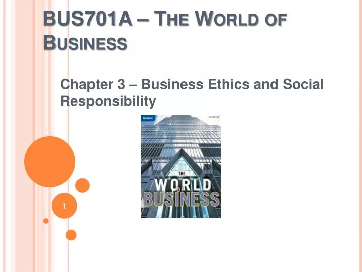 bus701a the world of business