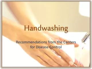 Handwashing