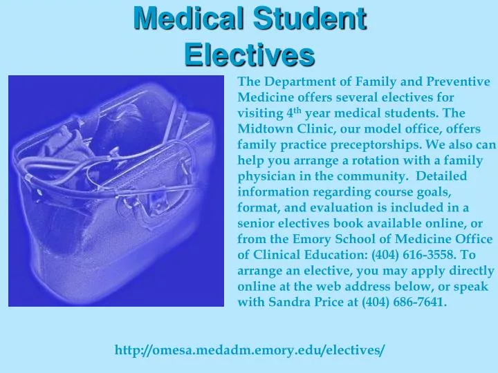 medical student electives