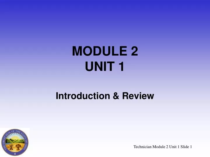 module 2 unit 1