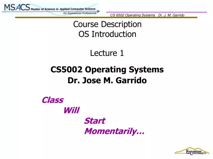 course description os introduction
