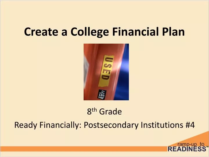 create a college financial plan