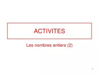 activites