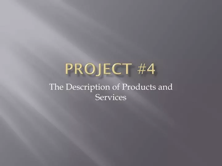 project 4