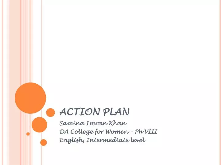 action plan