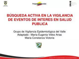 b squeda activa en la vigilancia de eventos de interes en salud publica