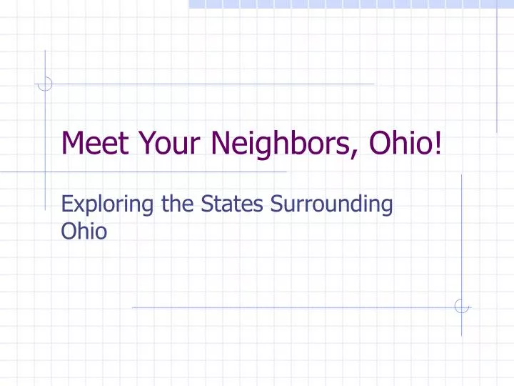 meet your neighbors ohio