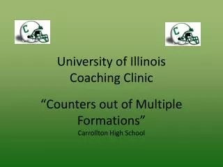 University of Illinois Coaching Clinic