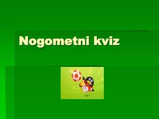 nogometni kviz