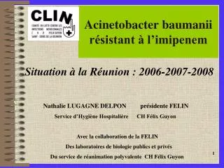 acinetobacter baumanii r sistant l imipenem