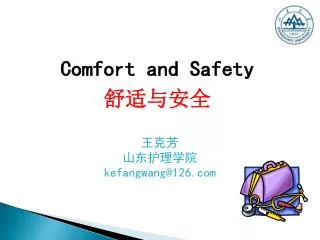 Comfort and Safety ?????