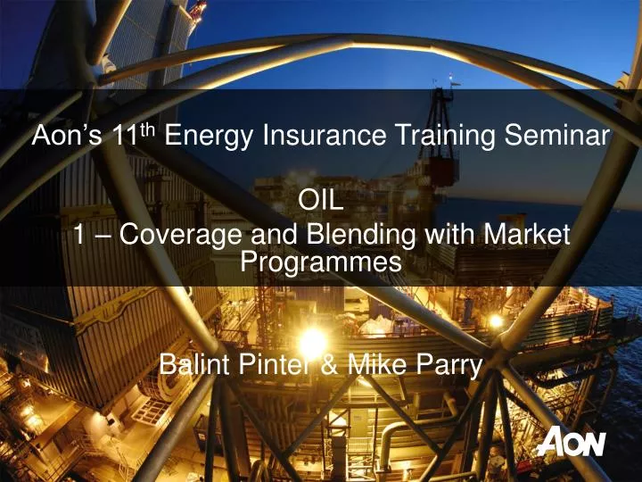 aon s 11 th energy insurance training seminar