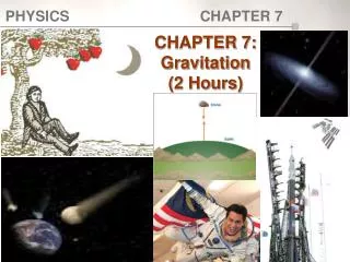 CHAPTER 7: Gravitation (2 Hours)