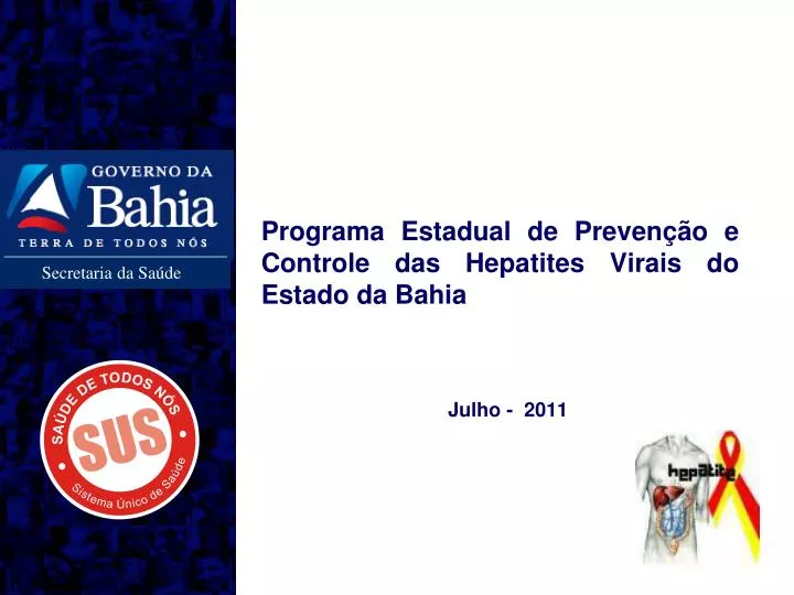 programa estadual de preven o e controle das hepatites virais do estado da bahia