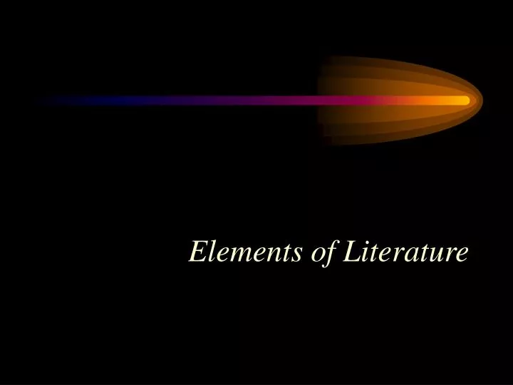 elements of literature