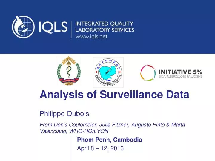 analysis of surveillance data