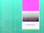 Verb Moods - slide 1
