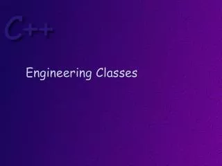 Engineering Classes
