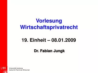 vorlesung wirtschaftsprivatrecht