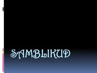 samblikud