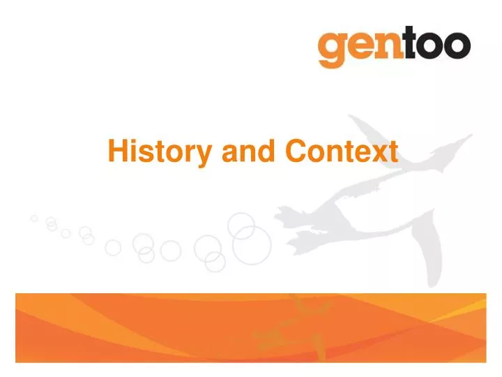 history and context