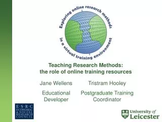 Teaching Research Methods: the role of online training resources