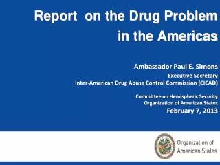 Inter-American Drug Abuse Control Commission