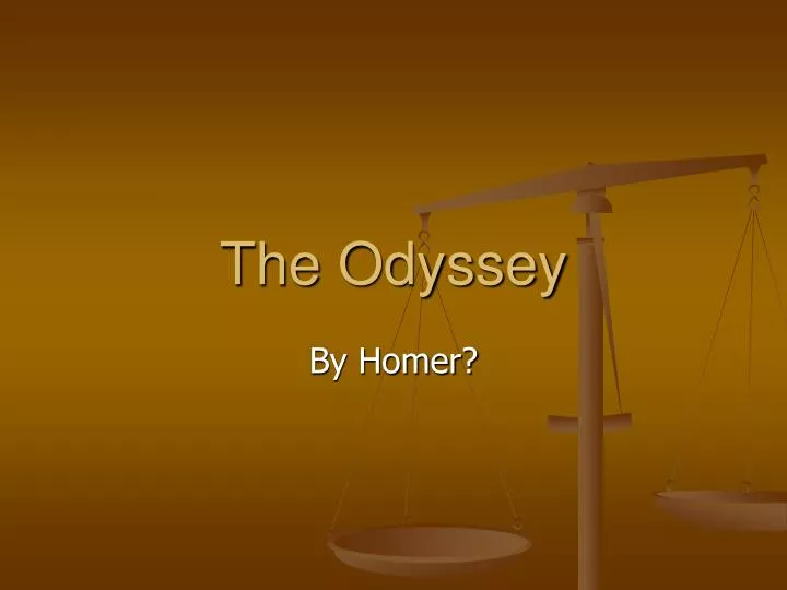the odyssey