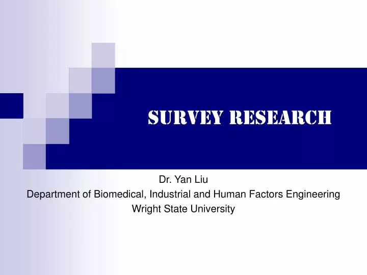 survey research
