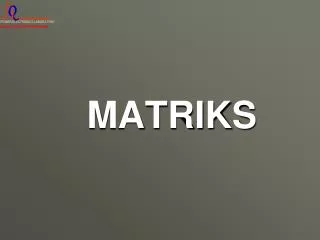 matriks