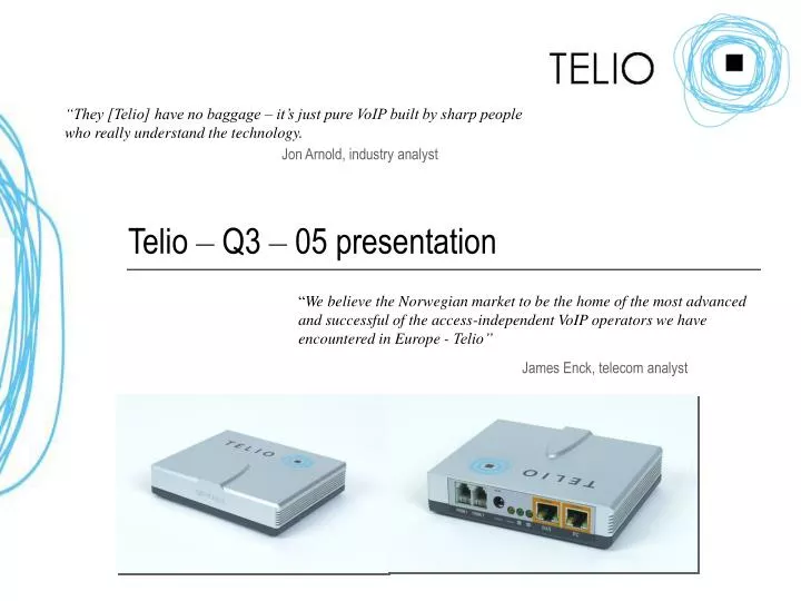 telio q3 05 presentation