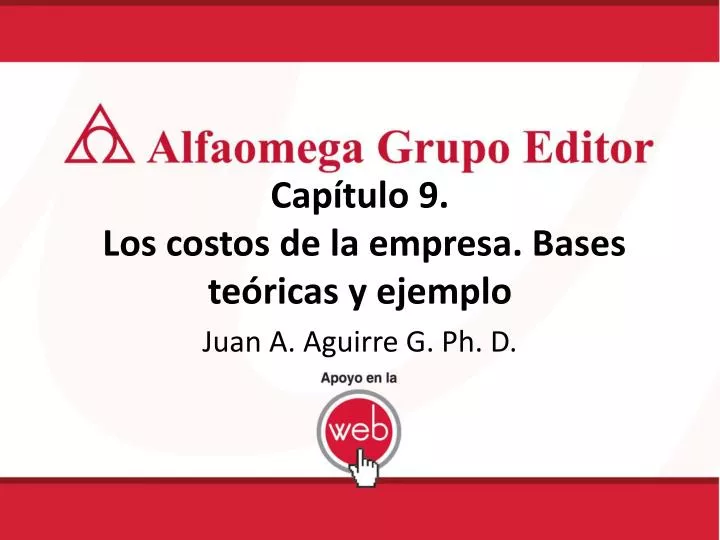 cap tulo 9 los costos de la empresa bases te ricas y ejemplo