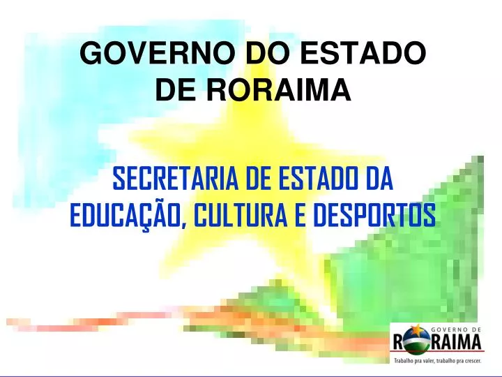 governo do estado de roraima secretaria de estado da educa o cultura e desportos