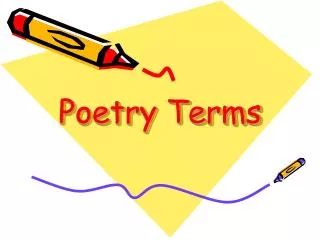 Poetry Terms