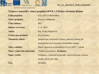 vy 32 inovace ppm11960n p