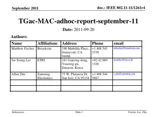 tgac mac adhoc report september 11