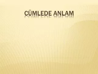 c mlede anlam