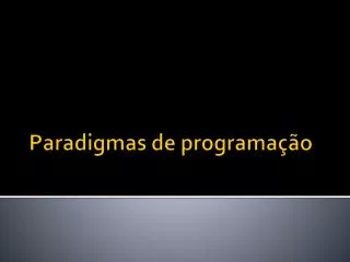 paradigmas de programa o