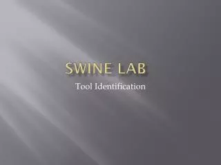 Swine Lab