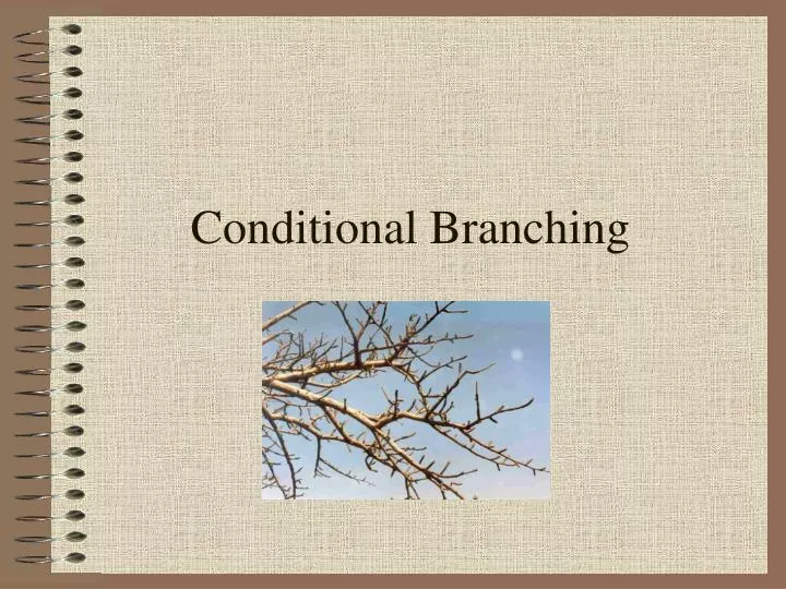 conditional branching