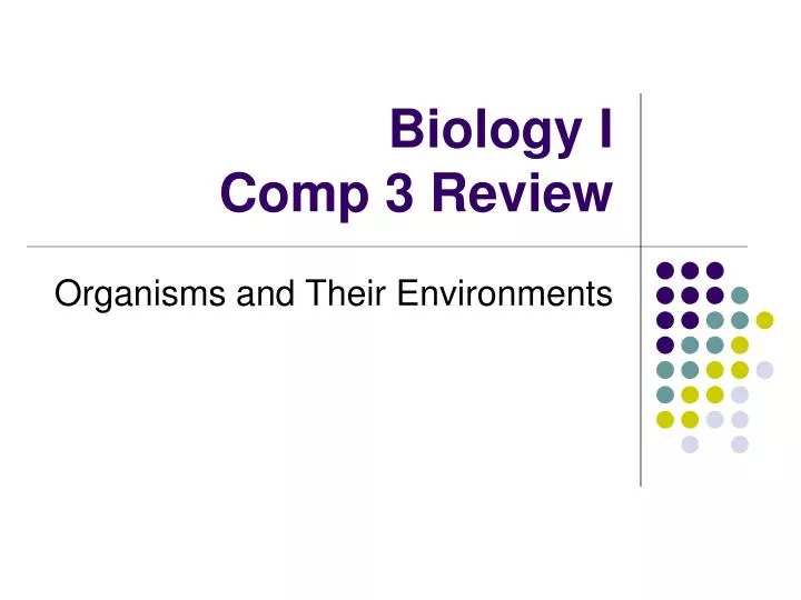 biology i comp 3 review