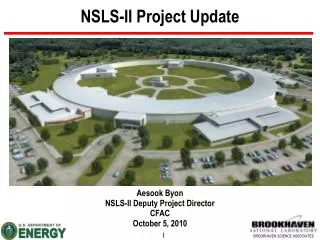 NSLS-II Project Update