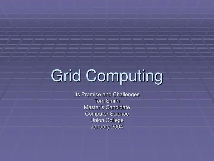 grid computing