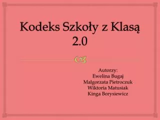 kodeks szko y z klas 2 0