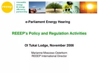 e-Parliament Energy Hearing