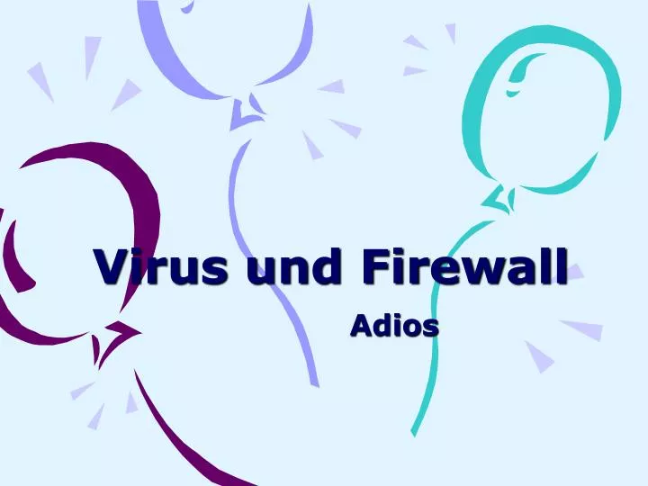 virus und firewall
