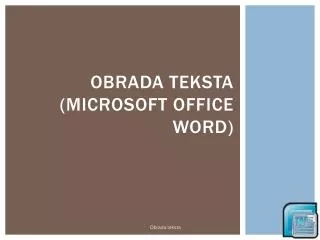 obrada teksta microsoft office word