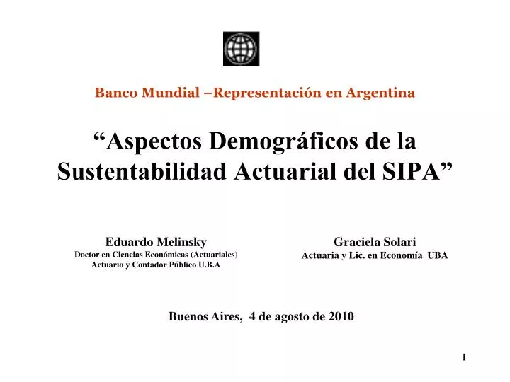 aspectos demogr ficos de la sustentabilidad actuarial del sipa