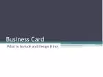 Business Card - slide 1