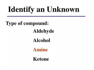 Type of compound: